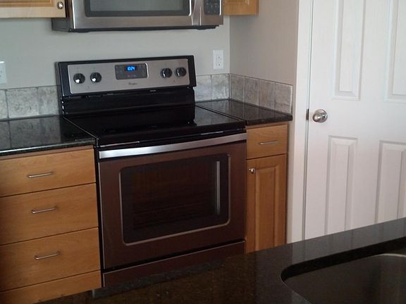 Glass top stove