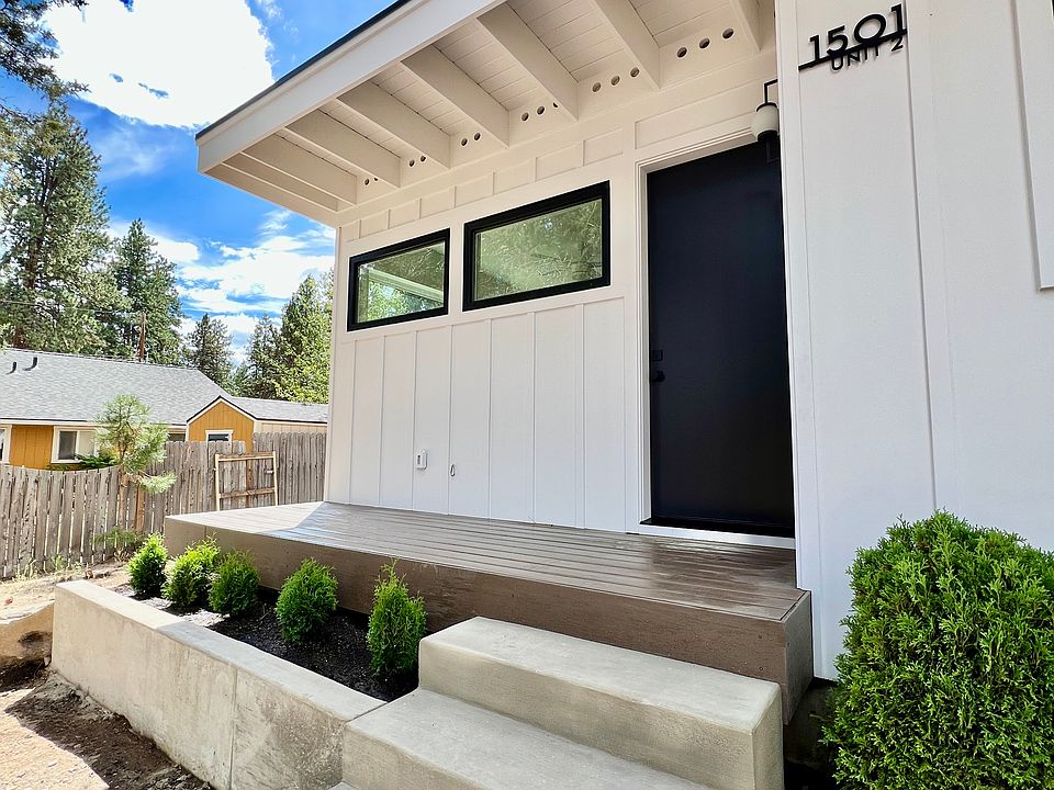 Front of house with porch.