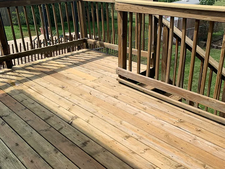 Deck off the Main Bedroom.