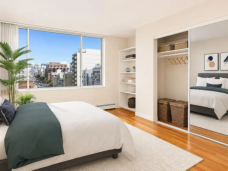 Ample closets in bedrooms