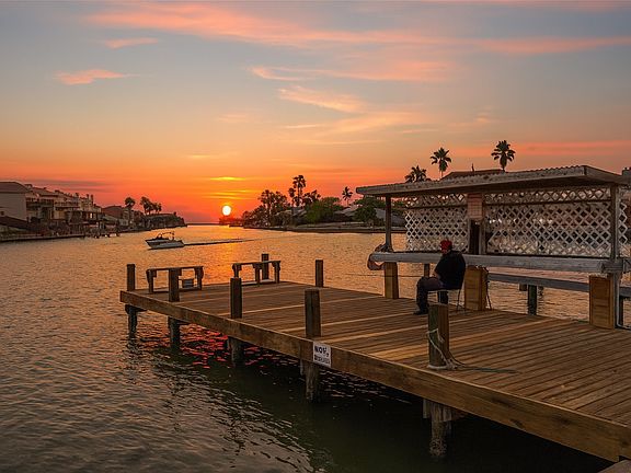 fishing pier and fish cleaning station