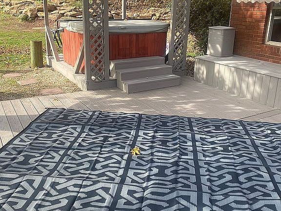 Exterior Deck and Hot Tub