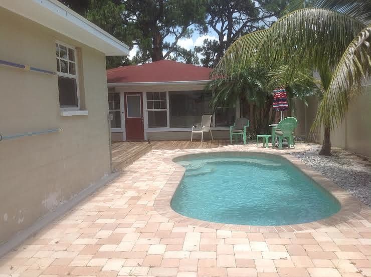 Heated pool and patio.