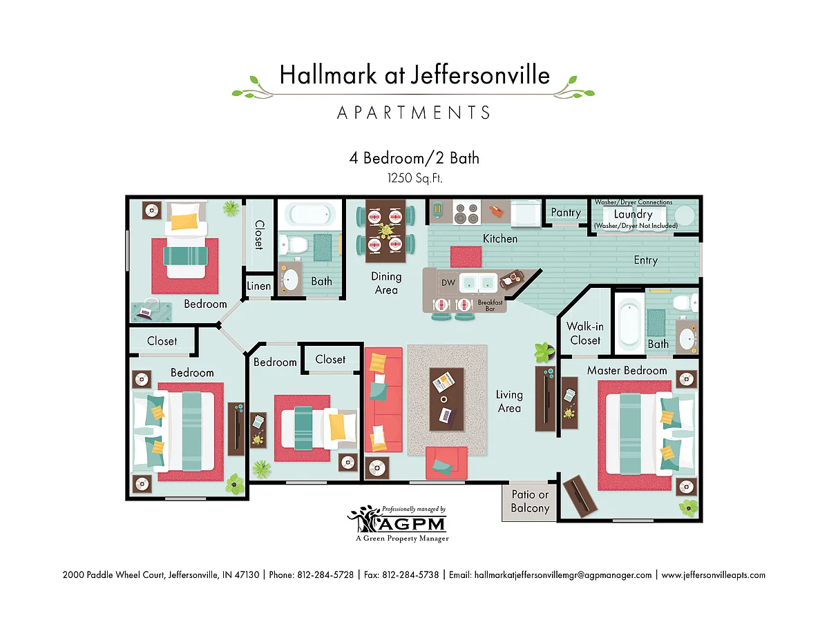 Floor plan 4X2