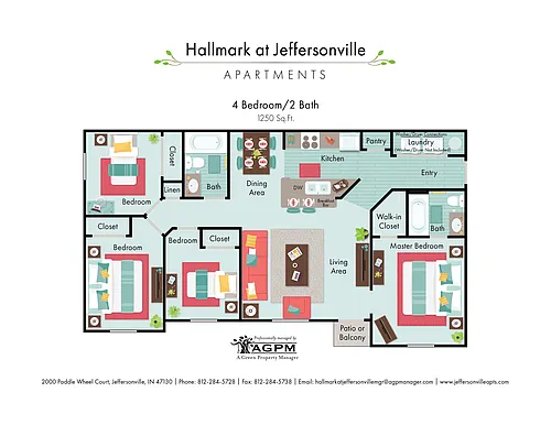 Floor plan 4X2