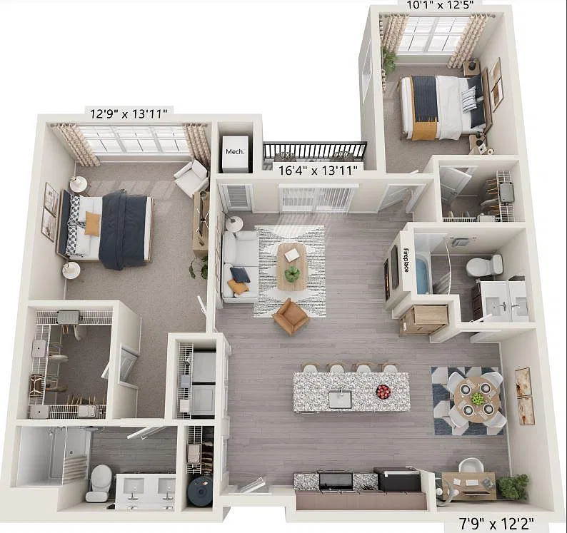 Floor plan Carter