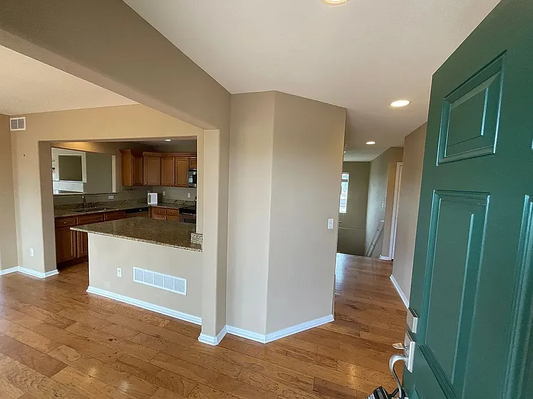 Spacious interior entry!