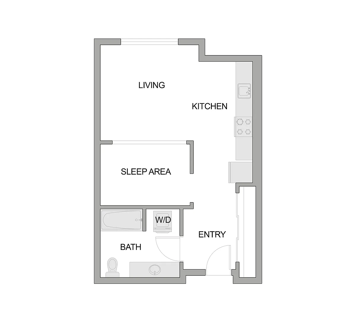 Floor plan The Walker