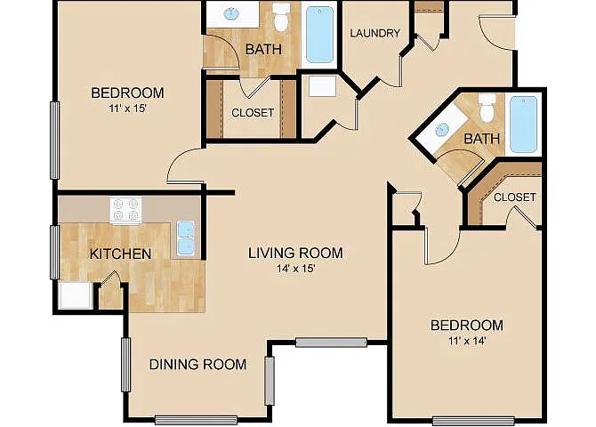 Floor plan The Cottonwood