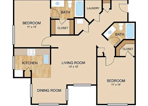 Floor plan The Cottonwood