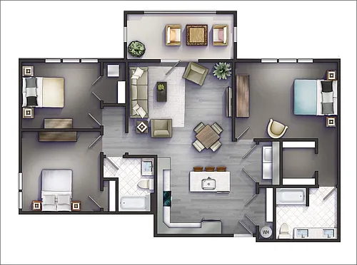 Floor plan C1 PH2