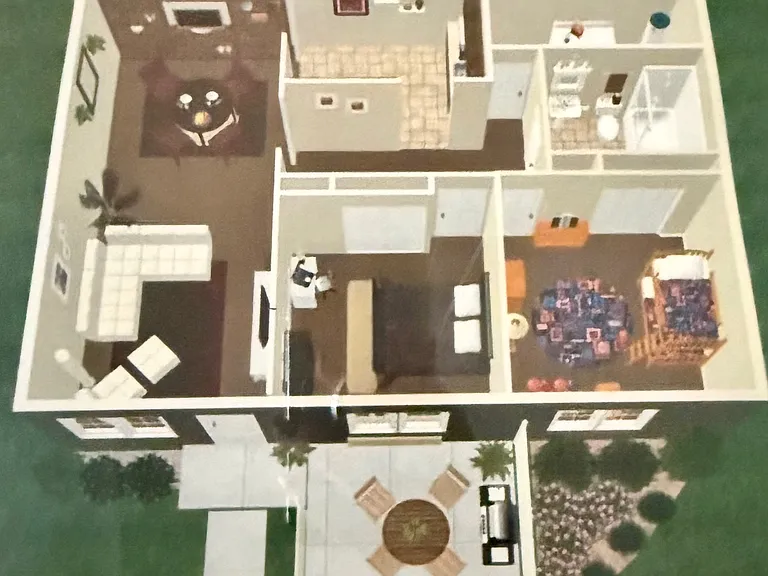 2 bedroom floor plan