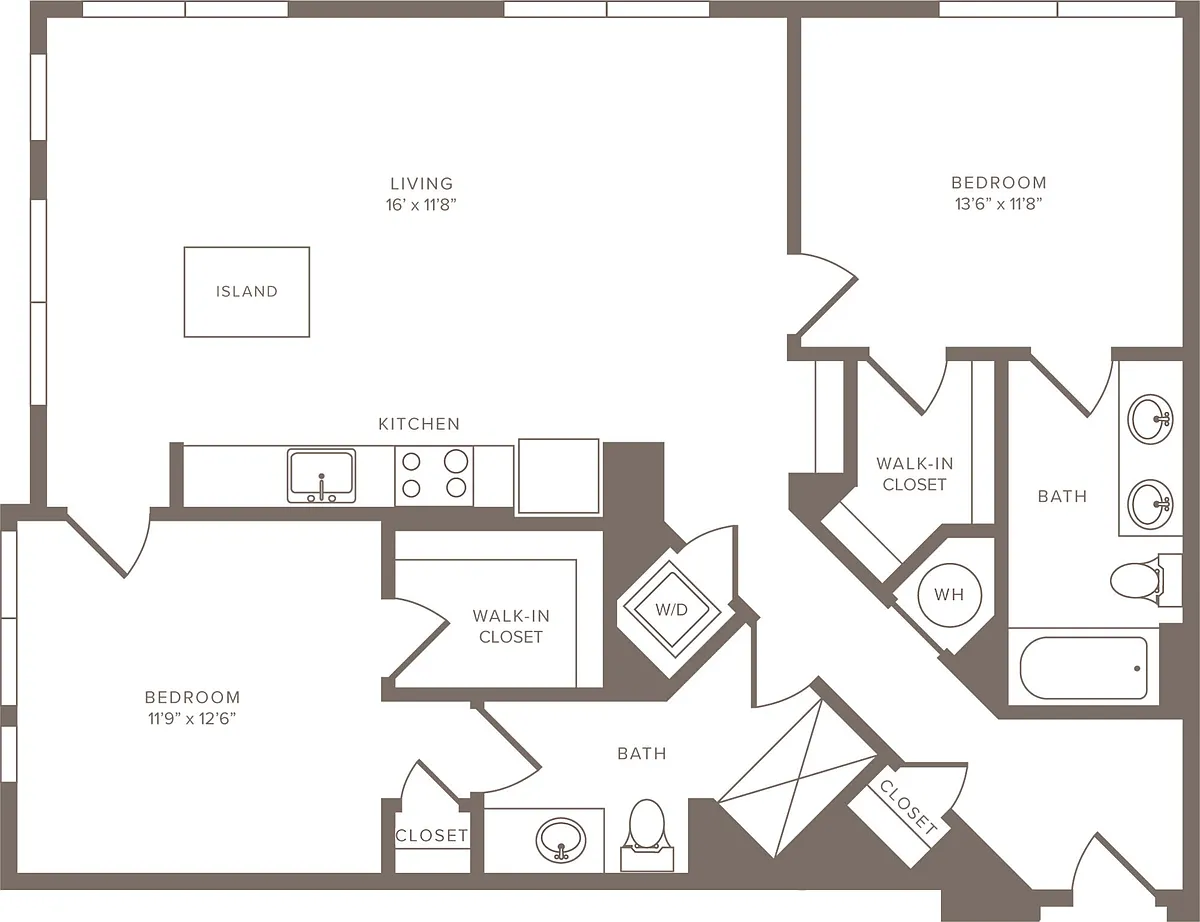 Floor plan B4 -2X2