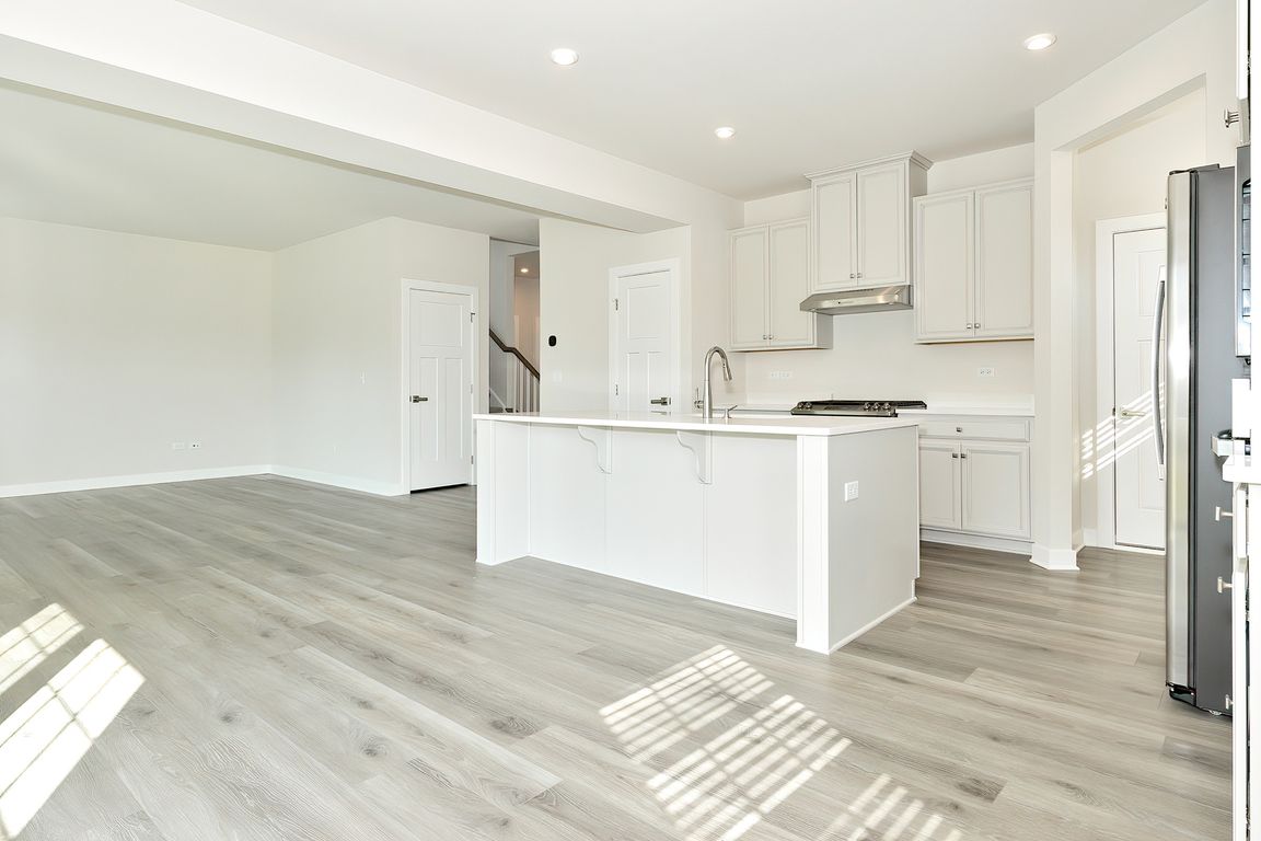 Open-Concept Living and Kitchen Space