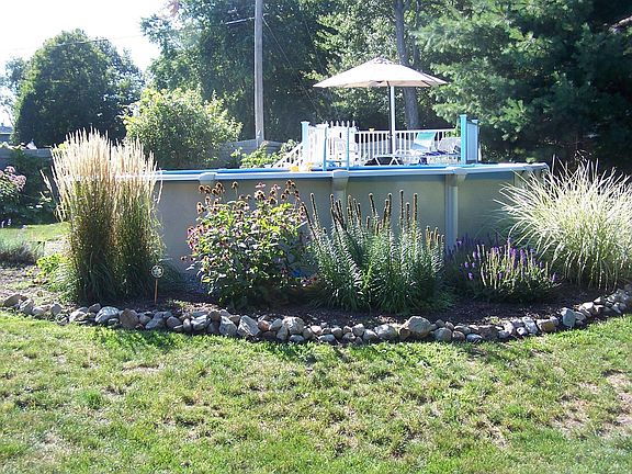 above ground pool