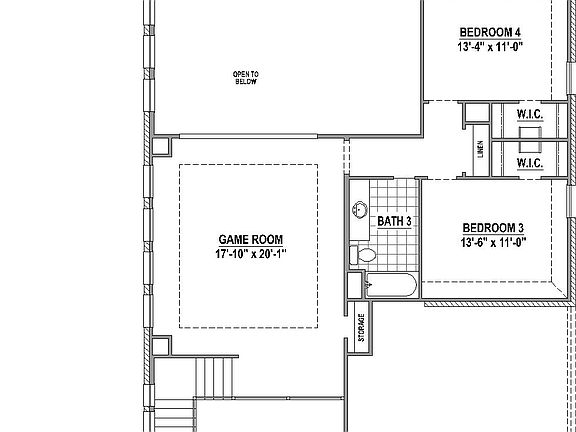 Plan 1534 2nd Floor