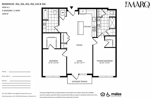 Floor plan 2B2B-A.1