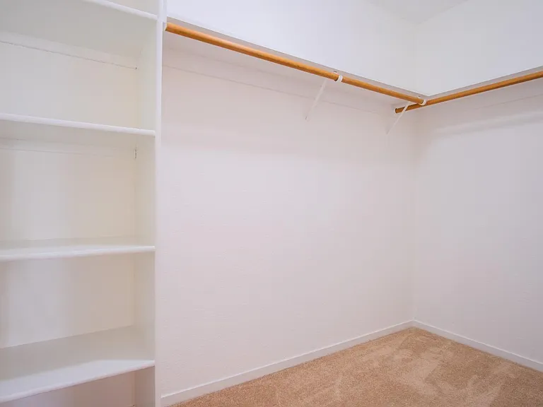 Large walk in closet