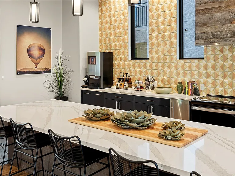 Community Kitchen with Coffee Bar