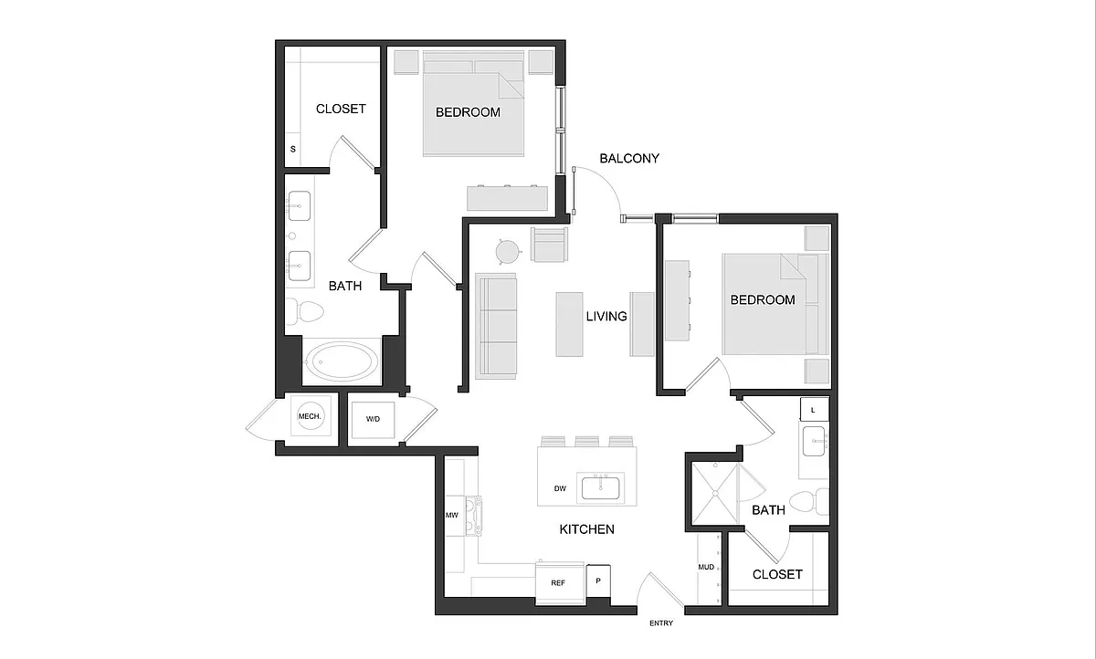 Floor plan B2-1