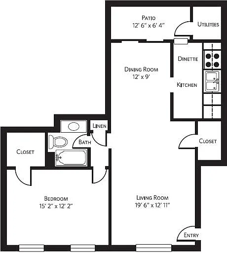 Floor plan Pine - Classic