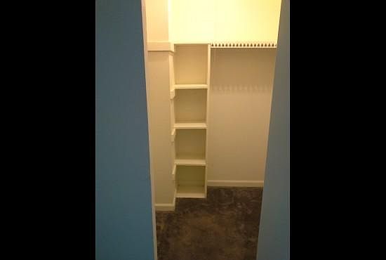 Shelved Walk in Closet