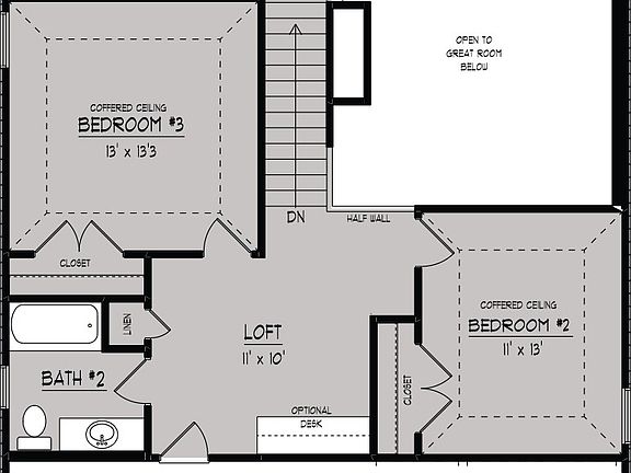 George Floorplan Second Floor