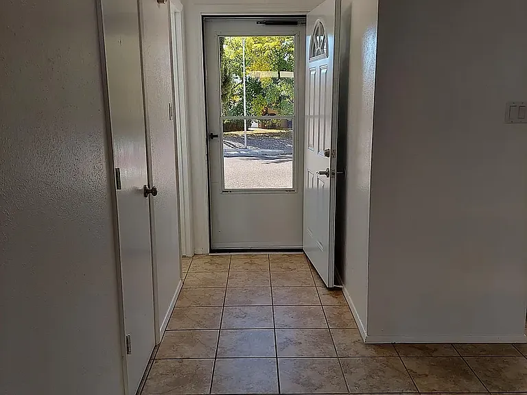 Front door from inside