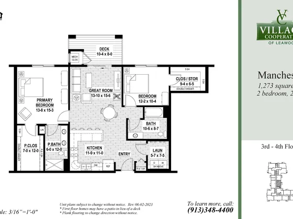 Manchester Plan, Village Cooperative of Leawood (Active Adults 55+)
