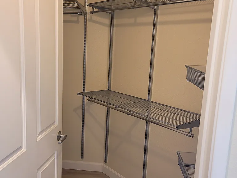 Primary walk in closet