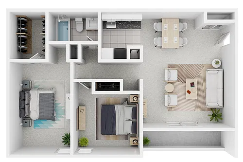 Floor plan B1B