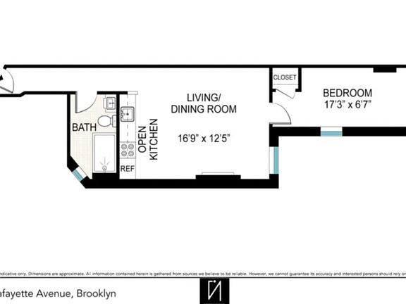 2nd image of 344 Lafayette Ave APT 4C