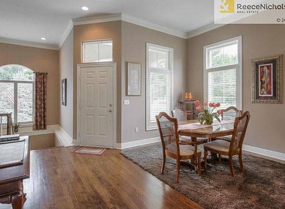 Lovely open dining room to expand for your holiday table.Hardwoo
