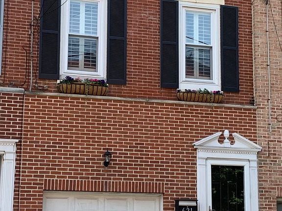 Exterior including garage