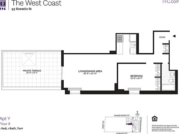 2nd image of 95 Horatio St APT 9Y
