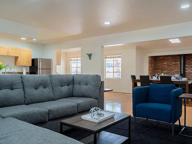 Living Room Seating and Entertainment Area