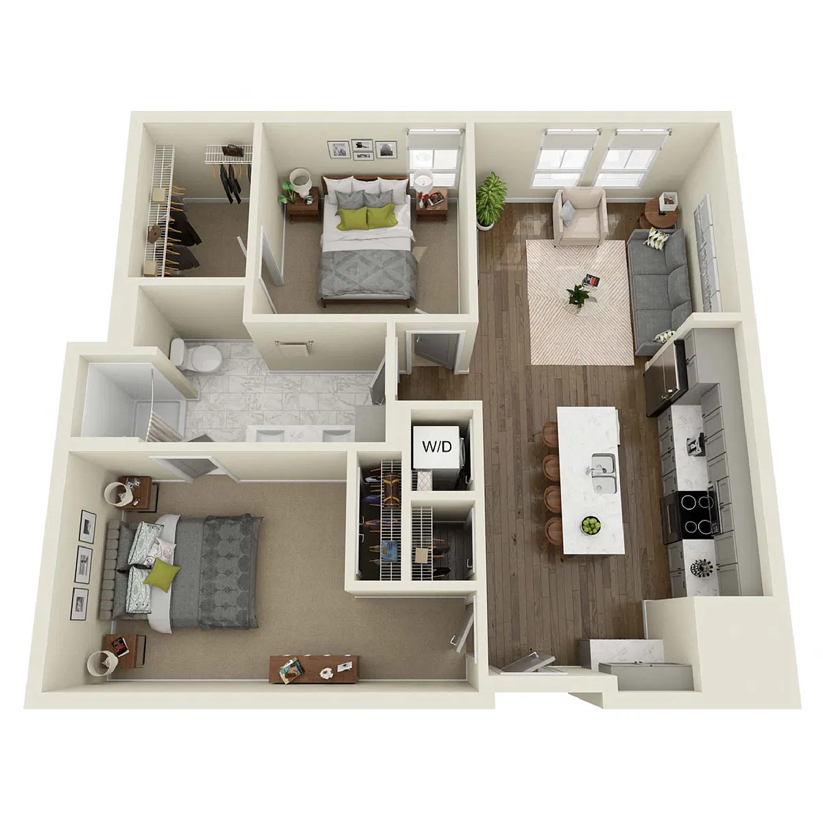Floor plan Bartlett