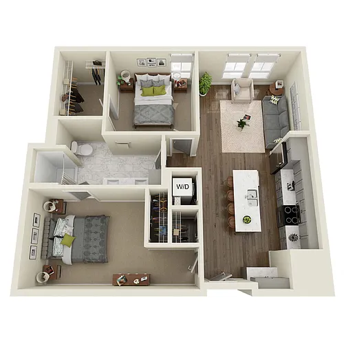 Floor plan Bartlett