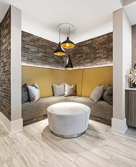 Cozy Corner Seating in Resident Lounge