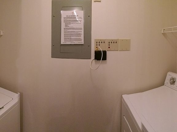 Washer and dryer In-unit along with hook up to the internet