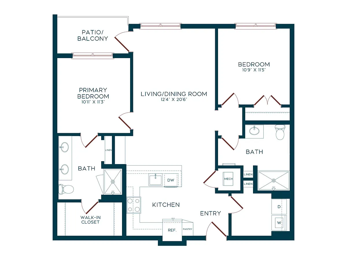 Floor plan B3