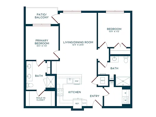 Floor plan B3