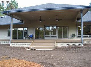 Rear View/ Veranda