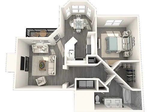 Floor plan 1X1