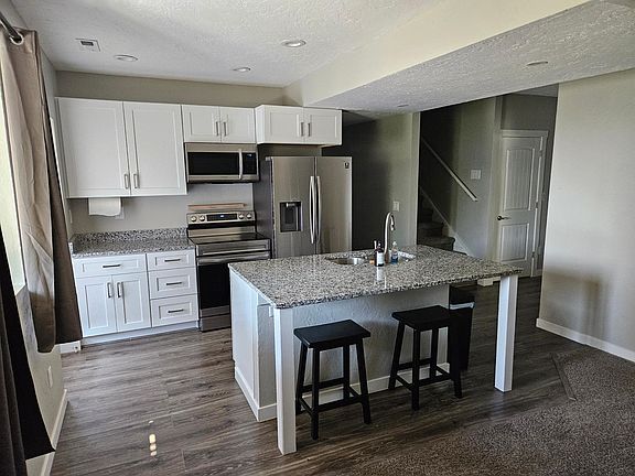 Kitchen from room corner
