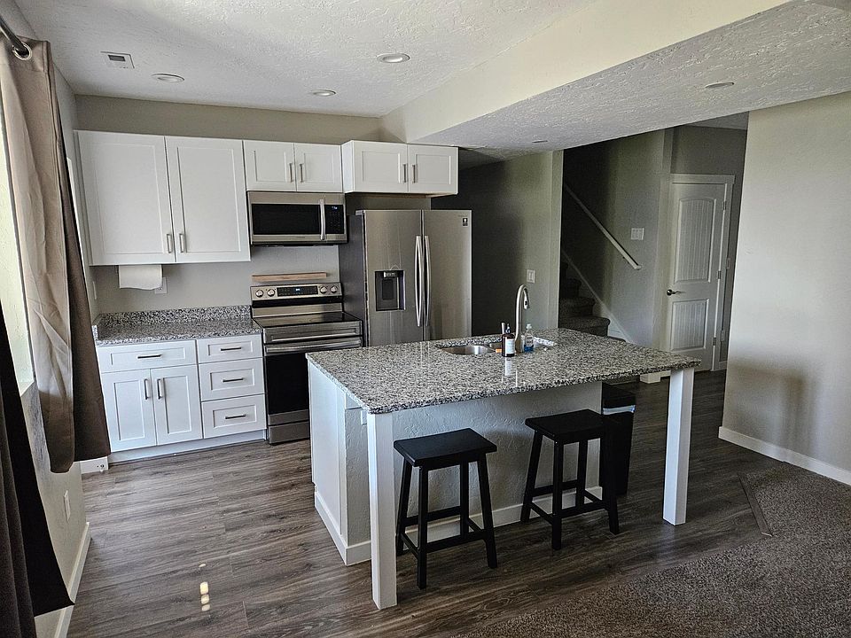 Kitchen from room corner