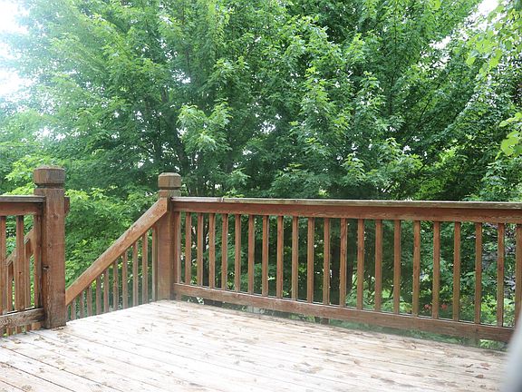 Deck/porch in backyard