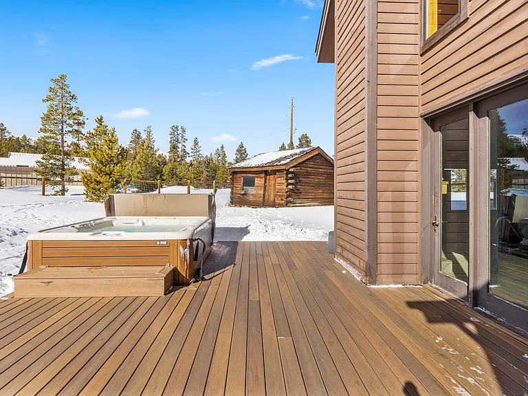 Back Deck and 1800s Cabin