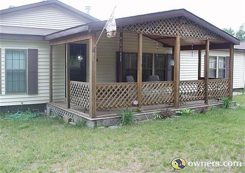 Front of house - 12x20 covered porch