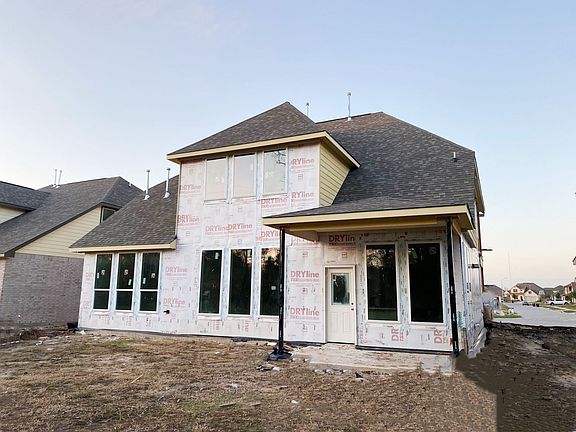 Backyard with covered patio - progress photo